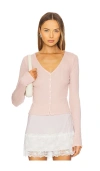Velvet By Graham & Spencer Drew Top In Pink
