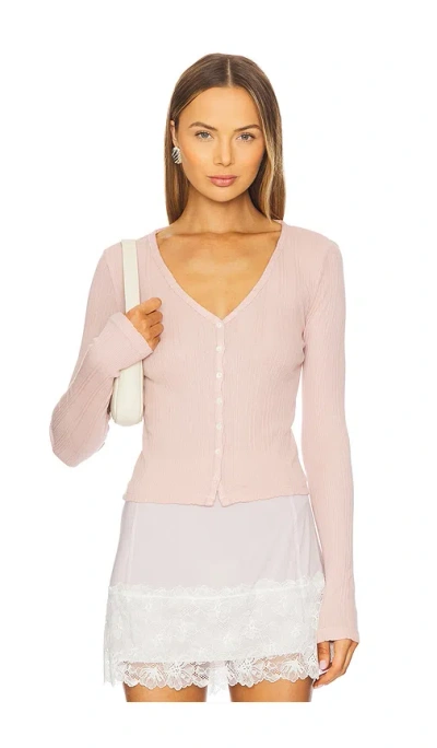 Velvet By Graham & Spencer Drew Top In Pink