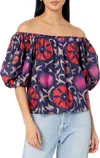 Velvet By Graham & Spencer Edlin Blouse In Multi