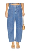 Velvet By Graham & Spencer Farah Straight In Indigo