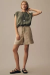 VELVET BY GRAHAM & SPENCER FRANCIS LINEN SHORTS