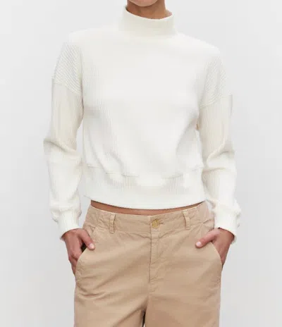Velvet By Graham & Spencer Georgia Sweater In Cream
