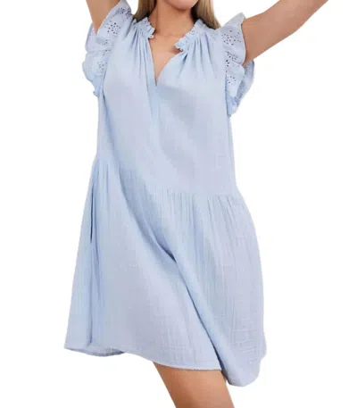 Velvet By Graham & Spencer Grace Dress In Island In Blue