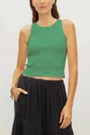 Velvet By Graham & Spencer Harla Tank In Elm In Blue