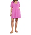 Velvet By Graham & Spencer Womens Mini Tiered Mini Dress In Pink