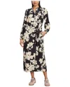 Velvet By Graham & Spencer Josepha Floral Maxi Dress In Black