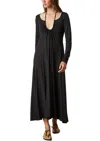 Velvet By Graham & Spencer Jules Cut Out Dress In Black In Black