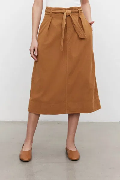 Velvet By Graham & Spencer Kennedy Skirt In Clove In Multi