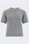 Velvet By Graham & Spencer Layton Top In Heather Grey