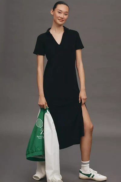 Velvet By Graham & Spencer Lianne Polo Dress In Black