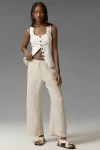 Velvet By Graham & Spencer Lola Linen Pants In Beige