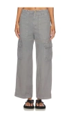 Velvet By Graham & Spencer Makayla Cargo Pants In Grey