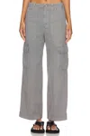 Velvet By Graham & Spencer Makayla Cargo Pants In Grey