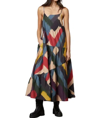 Velvet By Graham & Spencer Maryann Strappy Maxi Dress In Chai In Multi
