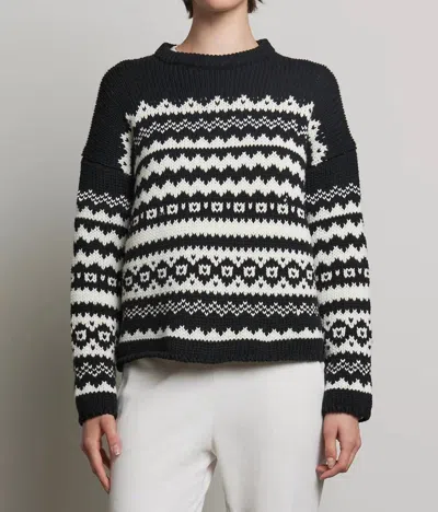 Velvet By Graham & Spencer Maywood Jumper In Black/milk
