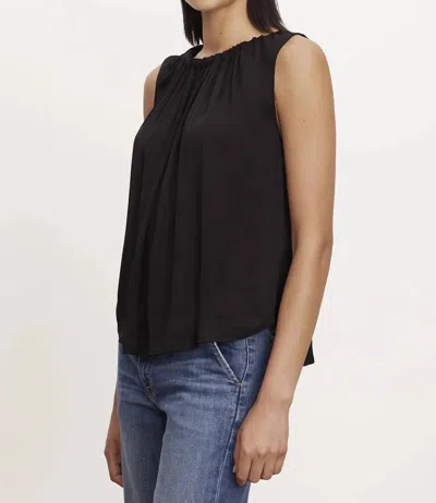 Velvet By Graham & Spencer Mindi Tank Top In Ash In Black