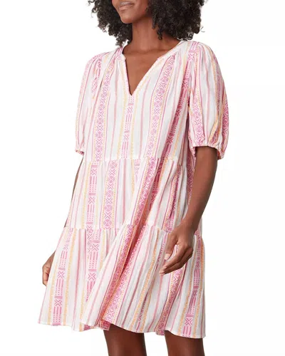 Velvet By Graham & Spencer Monique Boho Dress In Pink Multi