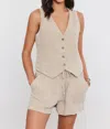 Velvet By Graham & Spencer Mylie Vest In Autumn In Multi