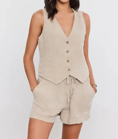 Velvet By Graham & Spencer Mylie Vest In Autumn In Multi