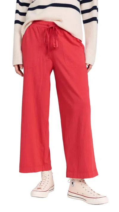 Velvet By Graham & Spencer Pismo Pant In Ruby In Pink
