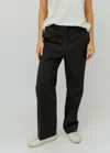 Velvet By Graham & Spencer Prince Trouser Pants In Charcoal In Pink