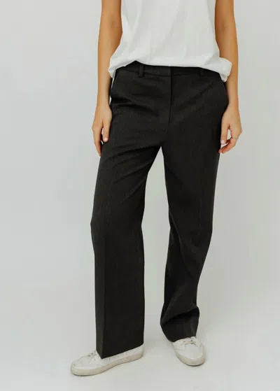 Velvet By Graham & Spencer Prince Trouser Pants In Charcoal In Pink