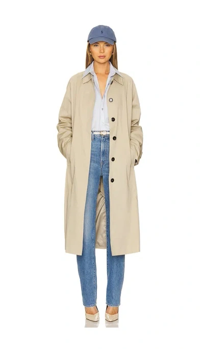 Velvet By Graham & Spencer Raheal Trench Coat In Khaki