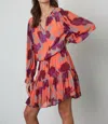 Velvet By Graham & Spencer Regina Dress In Coral In Multi