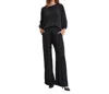 Velvet By Graham & Spencer Rhetta Satin Viscose Pants In Black In Black