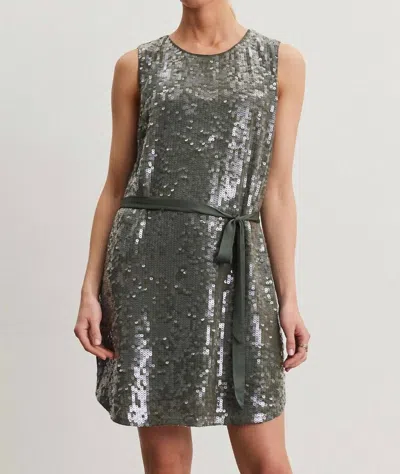 Velvet By Graham & Spencer Sequin Katherine Dress In Grey In Multi