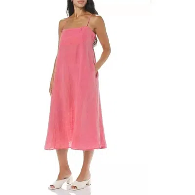 Velvet By Graham & Spencer Stephie Zipped Back Dress In Pink