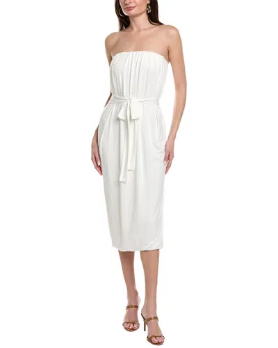 Velvet By Graham & Spencer Audrina Midi Dress In White