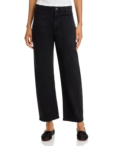 Velvet By Graham & Spencer Velvet By Graham And Spencer Brylie Curved Knee Pants In Vintage Black