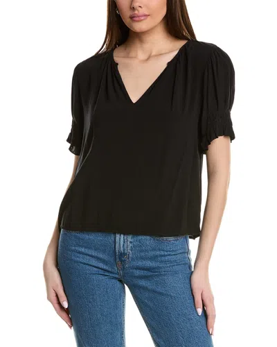 Velvet By Graham & Spencer Calissa Blouse In Black