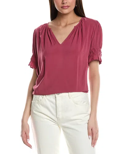 Velvet By Graham & Spencer Calissa Blouse In Pink