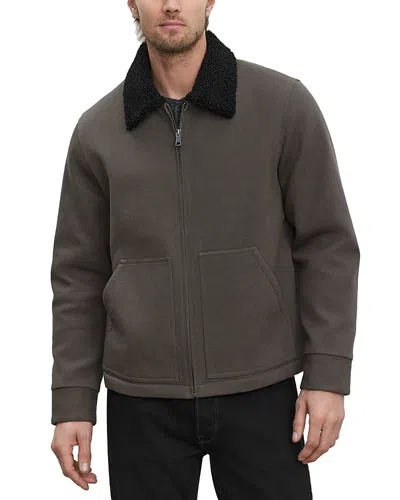 Velvet By Graham & Spencer Cash Jacket In Carbon Blue