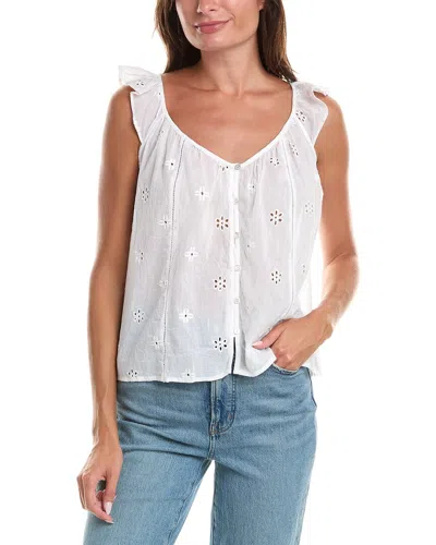 Velvet By Graham & Spencer Coco Top In White
