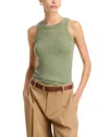 Velvet By Graham & Spencer Cruz Racerback Tank Top In Army Green