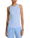 Velvet By Graham & Spencer Cruz Racerback Tank Top In Chill Blue