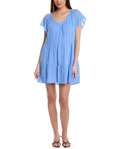 Velvet By Graham & Spencer Eleanor Mini Dress In Blue