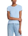 Velvet By Graham & Spencer Enati Crewneck Tee In Billow Blue
