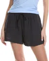 Velvet By Graham & Spencer Gauze Short In Black
