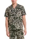 Velvet By Graham & Spencer Iggy Shirt In Catalina In Green