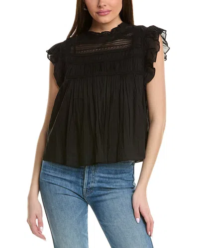 Velvet By Graham & Spencer Inessa Blouse In Black