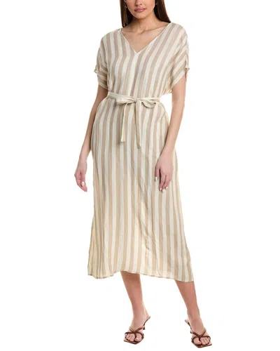 Velvet By Graham & Spencer Irina Linen Mini Dress In Brown