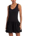 Velvet By Graham & Spencer Isla Mixed Media Mini Dress
