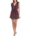 Velvet By Graham & Spencer Jenna Silk-blend Mini Dress