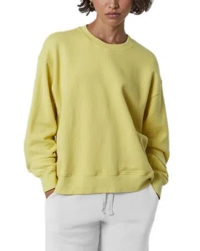 Pre-owned Velvet By Graham & Spencer Jenny Women's Ynez Sweater In Lemon