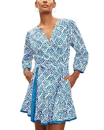 Velvet By Graham & Spencer Kenley Boho Dress In Blue