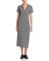 Velvet By Graham & Spencer Khan Collar Dress In Navy